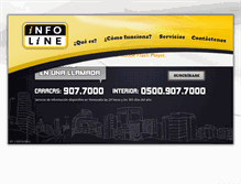 Tablet Screenshot of infoline.com.ve